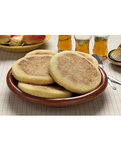 Harcha | DULCES MARROQUÍS | Embárcate en un viaje culinario lleno de tradición y sabor con nuestro dulce marroquí, la Harcha....